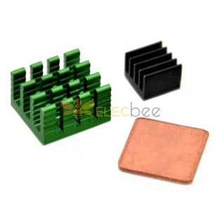 3 x Aluminum Heat Sink Kit With Copper For Raspberry Pi 2 model B