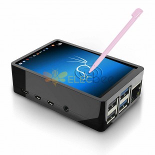 3.5 Inch LCD Display Touch Screen Monitor + Case + Pen for Raspberry Pi 4/4B