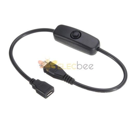 CAVO ALIMENTAZIONE MICRO USB CON INTERRUTTORE ON/OFF