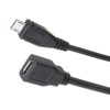 3 pièces 5V/2.5A Micro USB femelle à mâle câble d\'alimentation d\'extension avec interrupteur marche/arrêt pour Raspberry Pi
