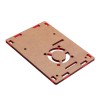 5 Stück rote Acryl-Schutzhülle für die Wandmontage, Lüfter für Raspberry Pi 4 Model B