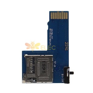 محول بطاقة Micro SD مزدوج 5 قطعة لجهاز Raspberry Pi
