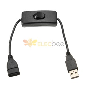 Raspberry Pi için Açma/Kapama Anahtarlı 5 ADET USB Güç Kablosu