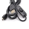 5 x USB-Stromkabel mit Ein-/Ausschalter für Raspberry Pi Banana Pi