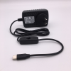 Fuente de alimentación tipo C de 5V 3A enchufe de EE. UU./UE/AU/Reino Unido con interruptor de encendido/apagado conector de fuente de alimentación para Raspberry Pi 4 US Plug
