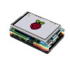 適用於 Raspberry Pi 4B 的 6 層 Rainbow 機箱，帶冷卻風扇和散熱器 typ a