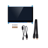 شاشة لمس IPS LCD بعرض كامل 7 بوصة 1024 * 600 800 * 480 شاشة عرض HDMI عالية الدقة لـ Raspberry Pi B