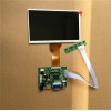 Tela LCD TFT de 7 polegadas com suporte para porta HDMI VGA+2AV+ACC 1920x1080 Resolução para Raspberry Pi