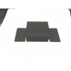 Aleación de aluminio negro/blanco 127x75x150mm funda protectora carcasa de aluminio para proyectos Raspberry Pi Blanco