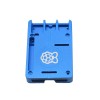 鋁合金外殼超薄 CNC 金屬外殼被動冷卻藍色外殼盒適用於樹莓派 4 B 型