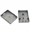 Gehäuse aus Aluminiumlegierung, Metallgehäuse für Raspberry Pi B+/B/Pi 2/Pi 3, kein Kühlkörperlüfter erforderlich