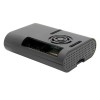 Raspberry Pi 4 Model B için Siyah / Şeffaf Koruyucu ABS Kasa Desteği Soğutma Fanı