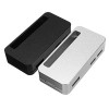 Siyah/Gümüş ZV1 CNC Alüminyum Alaşımlı Koruyucu Kılıf Muhafaza Kutusu, Raspberry Pi Zero için Tornavidalı Silver