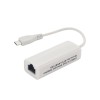 Cable adaptador de interfaz de Internet C1672 Micro USB a RJ45 puerto Ethernet Gigabit RJ45 para Raspberry Pi Zero 1,3/W Blanco