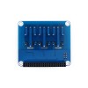 Interfaz GPIO de relé de placa de expansión de relé de 3 vías C2367 para Raspberry Pi Blue