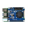 C2666 POE HAT 以太网供电 HAT 802-3af-Compliant with OLED realtime Monitoring for Raspberry Pi 4B/3B+