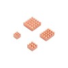 C2231 4Pcs Pure Copper Heatsink Kit Specially for Raspberry Pi 4B