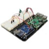 منصة تجريبية لـ Raspberry Pi Model B و UNO R3 لـ Arduino