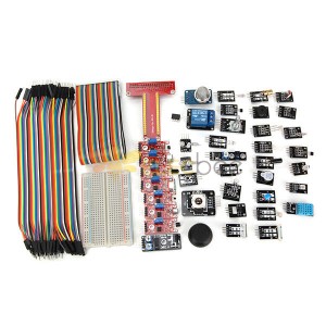 Ahududu Pi için T Tipi GPIO Jumper Kablo Breadboard ile 37 Sensör Modül Kiti