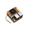 Mini Yönlendirici NanoPi R2S Açık Kaynak Çift Gbps Ethernet Bağlantı Noktaları RK3328 SoC IOT NAS Akıllı Ev Ağ Geçidi için Dahili İngilizce Sistemi Blue
