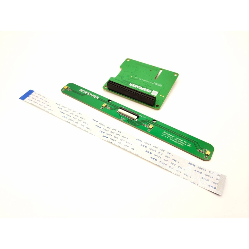 4 Mic Array Placa de Expansão AC108 ADC AC101 DAC 8 Canais GPIO para Raspberry Pi