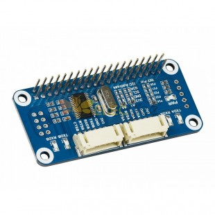 Serial Expansion HAT for Raspberry Pi I2C Interface External Expansion 2-ch UART 8 GPIOs