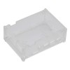 Transparentes DIY-Acrylgehäuse mit Schraube und silbernem dünnem Kupfer-Aluminium-Kühlkörper für 3,5-Zoll-TFT-Bildschirm Raspberry Pi 4B