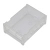 透明 DIY 亞克力盒外殼，帶螺絲和銀色薄銅鋁散熱器，適用於 3.5 英寸 TFT 屏幕樹莓派 4B