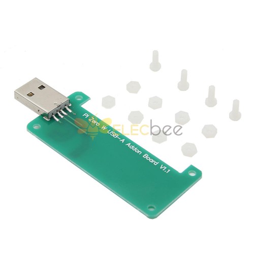 Raspberry Pi Zero ( W ) BadUSB USB-A Addon Board USB Connector RPi0 to U  Disk Expansion Board – Geekworm
