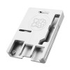 Ultra-ince Alüminyum Alaşımlı CNC Kasa Taşınabilir Kutu Desteği Raspberry Pi 3 Model B+(Plus) için GPIO Şerit Kablo Silver