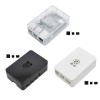 Aktualisiertes schwarz/weiß/transparentes ABS-Gehäuse V4-Gehäuse mit Kühlkörper für Raspberry Pi 4B