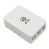 更新 Raspberry Pi ABS 外壳黑色/白色/透明外壳盒 V4 适用于 Raspberry Pi 4B 白色 