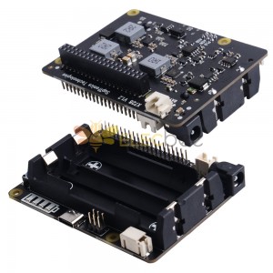 X728 Power Mgt + UPS Board for Raspberry Pi 4B Raspberry Pi x728 UPS 和智能电源管理板电源