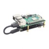 X870 NVME M.2 2280/2260/2242/2230 SATA SSD NAS拡張ボード、Raspberry Pi/Rock64用のUSB3.0ジャンパー付き