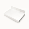 라즈베리 파이 프로젝트용 L자형 알루미늄 합금 101.5x49x100mm 방열판 라디에이터 하얀