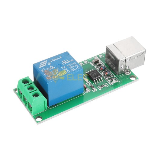 1 Channel 5V USB Relay Switch Programmable Computer Control for Smart ...