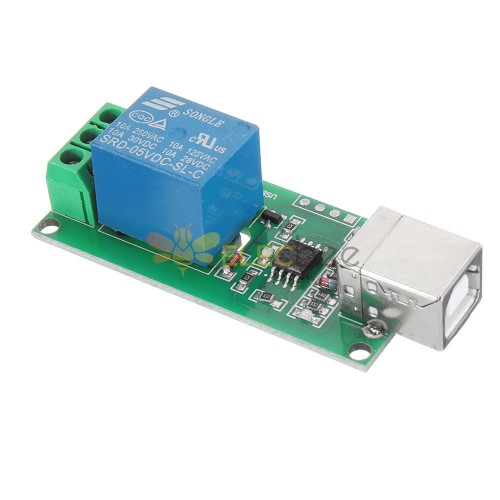 1 Channel 5V USB Relay Switch Programmable Computer Control for Smart ...