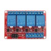 10Pcs DC12V 4-канальный триггер оптопары релейный модуль модуль питания