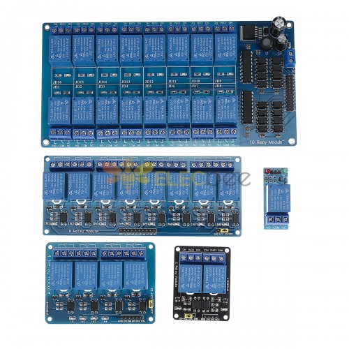 12V 1/2/4/8/16 通道繼電器模塊，帶光電耦合器，用於 Arduino 的 PIC DSP - 與官方 Arduino 板配合使用的產品 2CH