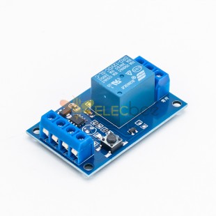 Module de relais bistable 12V DC 10A pour interrupteur de Modification de voiture autobloquant à un bouton