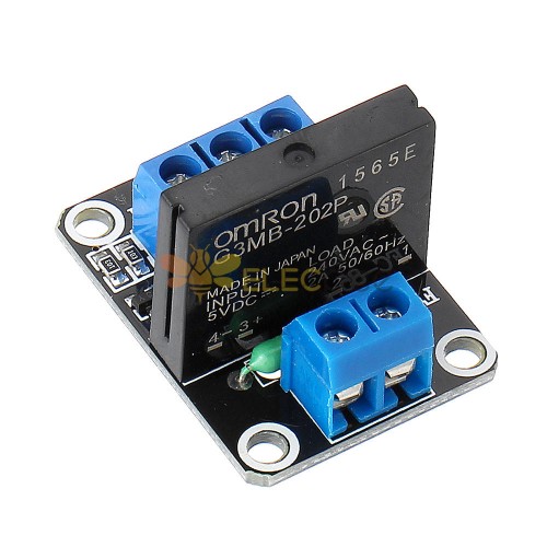 20pcs 1 Channel 5V Solid State Relay High Level Trigger DC-AC PCB SSR ...