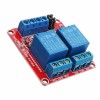 Arduino用24V 2チャンネルレベルトリガーオプトカプラーリレーモジュール電源モジュール