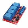 24V 4 Channel Level Trigger Optocoupler Relay Module for Arduino - products that work with official Arduino boards