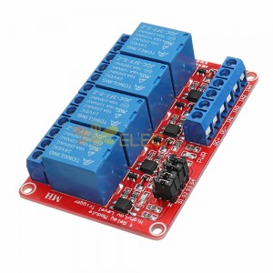 用于 Arduino 的 24V 4 通道电平触发光电耦合器继电器模块 - 与官方 Arduino 板配合使用的产品