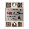 25A SSR-25DD Solid State Relay Module DC 3-32V To DC 5-200V