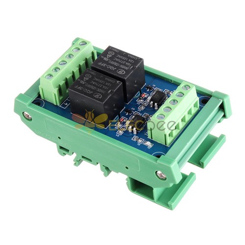 2CH Channel Optocoupler Isolation Relay Module 5V/12V/24V SCM PLC ...