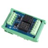 Módulo de relé de isolamento optoacoplador de 2 canais 5V/12V/24V SCM placa amplificadora de sinal PLC 24V