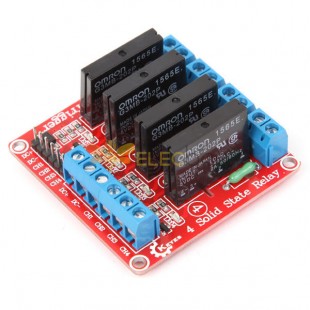 3Pcs Four Way Solid State Relay Module