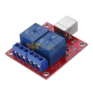 3pcs 2 Channel 5V HID Driverless USB Relay USB Control Switch Computer Control Switch PC Intelligent Control