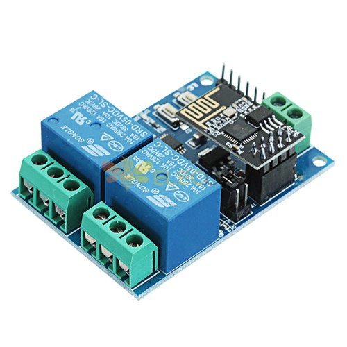 3pcs 5V ESP8266 Dual WiFi Relay Module Internet Of Things Smart Home Mobile APP Remote Switch